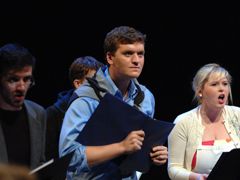Pittsburgh CLO Bubble Boy Staged Reading Couple