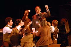 Cast of A Musical Christmas Carol Cratchit Family