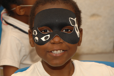 Creative Vision Student in Mask