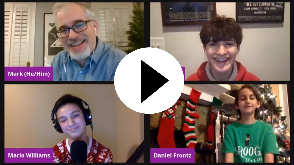 David H Bell and three former Tiny Tims