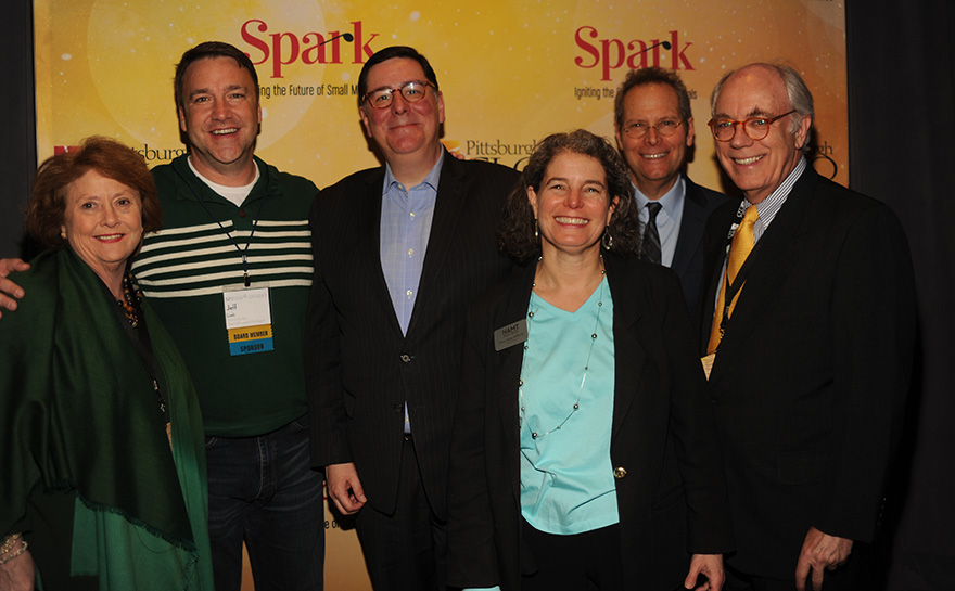 Helen Hanna Casey, Jeff Loeb, Mayor William Peduto, Betsy King Militello, Van Kaplan, Daniel I. Booker | Photo: Matt Polk