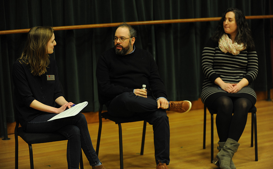 Olivia O'Connor, Matt Schatz, Clare Drobot | Photo: Matt Polk