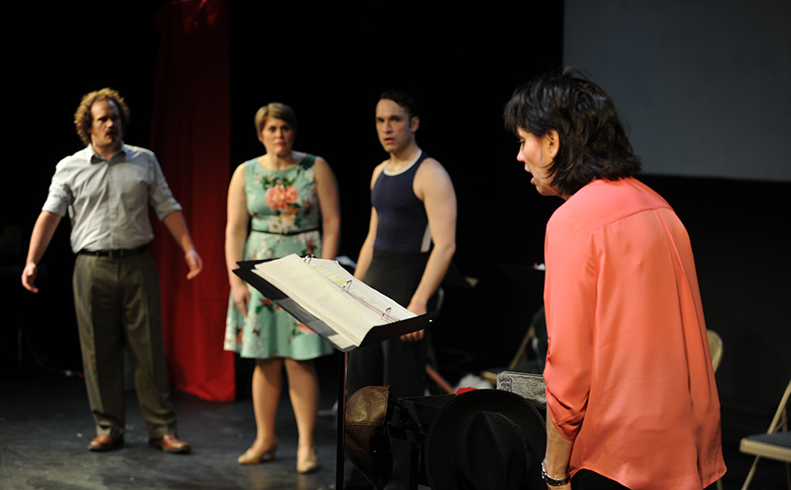 J. Alex Noble, Drew Leigh Williams, Jerreme Rodriguez, Beth Leavel | Photo: Matt Polk