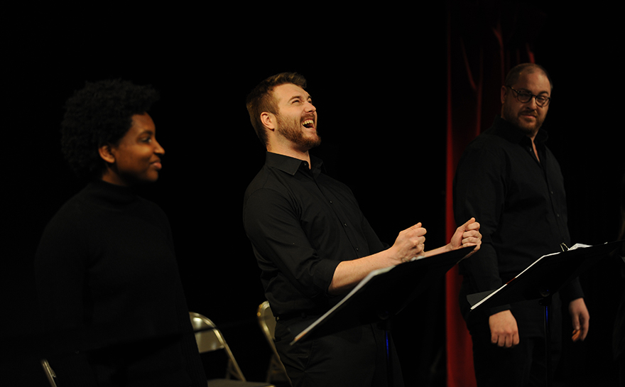 Rachel Parker, Brett Cuddy, Daniel Pivovar | Photo: Matt Polk