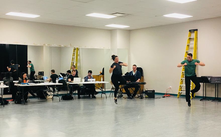 Rehearsal for THE DOUBLE-THREAT TRIO | Photo: Pittsburgh CLO