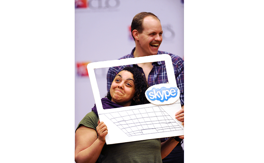 Natalie Hatcher, Connor McCanlus. Photo by Matt Polk.