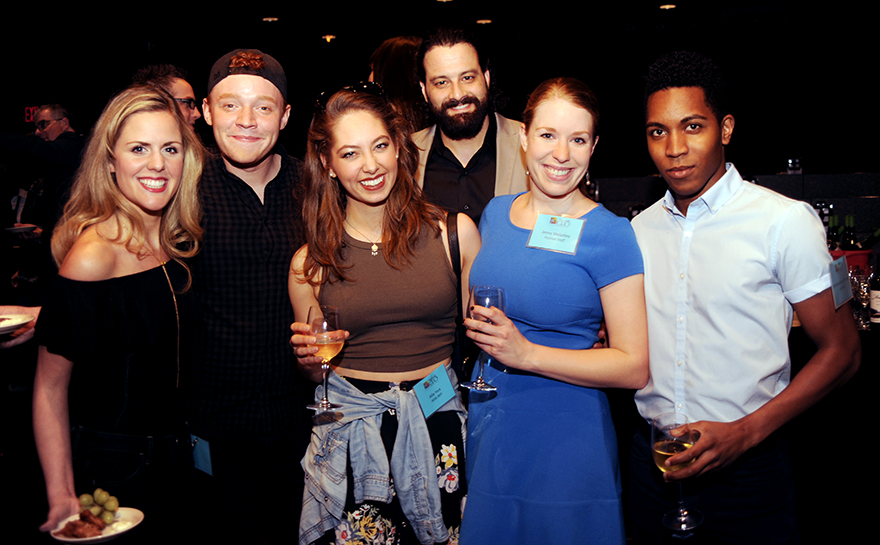 Katie Sexton, Ashton Guthrie, Allie York, Michael Sullivan, Jenny Malarkey, Jonathan Blake Flemings. Photo by Matt Polk.