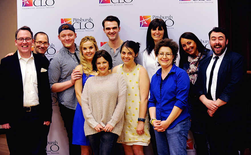 Kevin Hammonds, Douglas Levine, Ashton Guthrie, Erika Strasburg, Marlo Hunter, Taylor Kellas Warren, Stephanie Kane, Kristin Bair, Wendy Vandergrift, Christine Laitta, Quinn Patrick Shannon. Photo by Matt Polk.