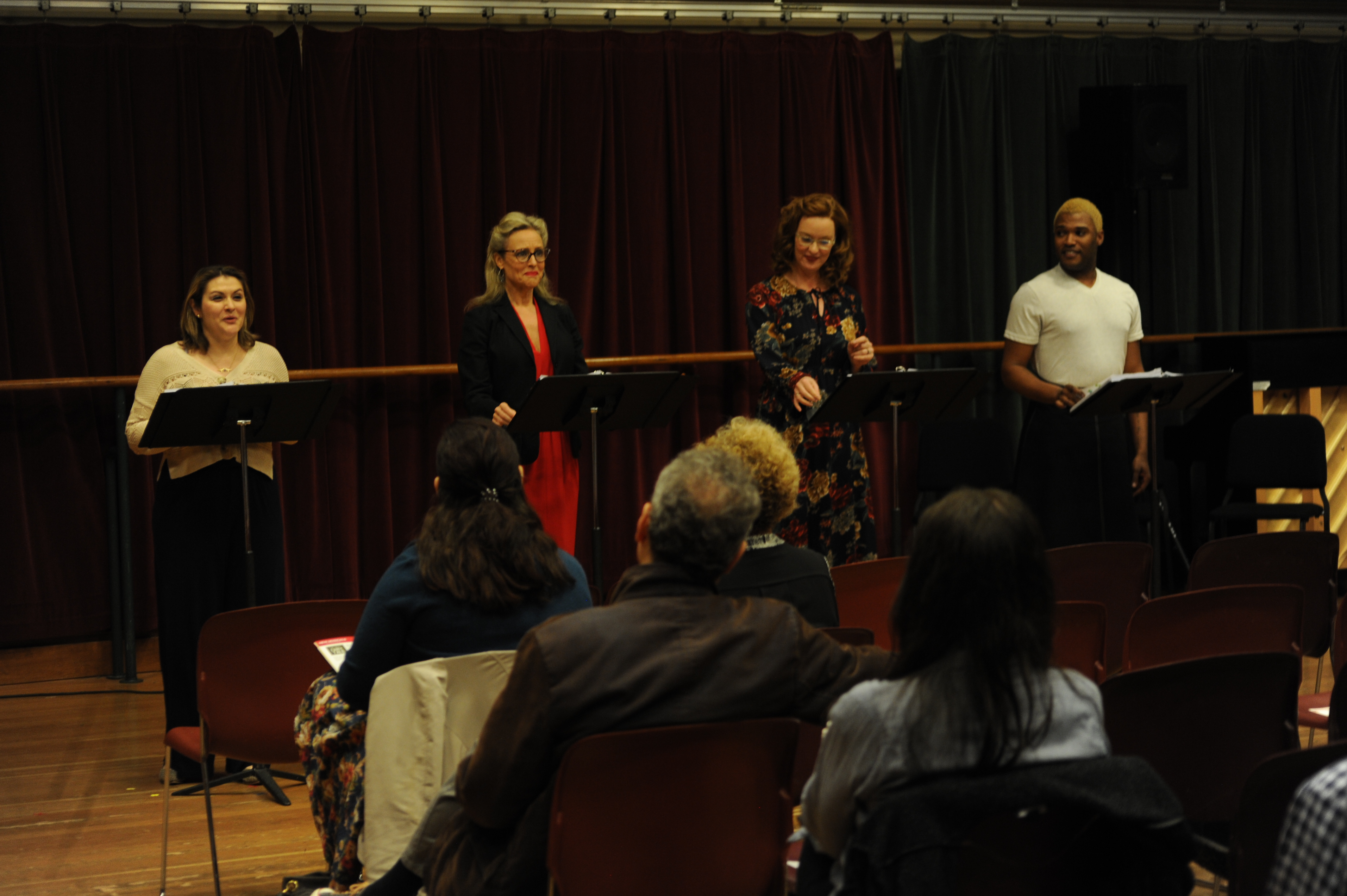 Julianne Avolio, Pamela Winslow Kashani, Robyne Parrish & Justin Lonesome | Photo: Matt Polk
