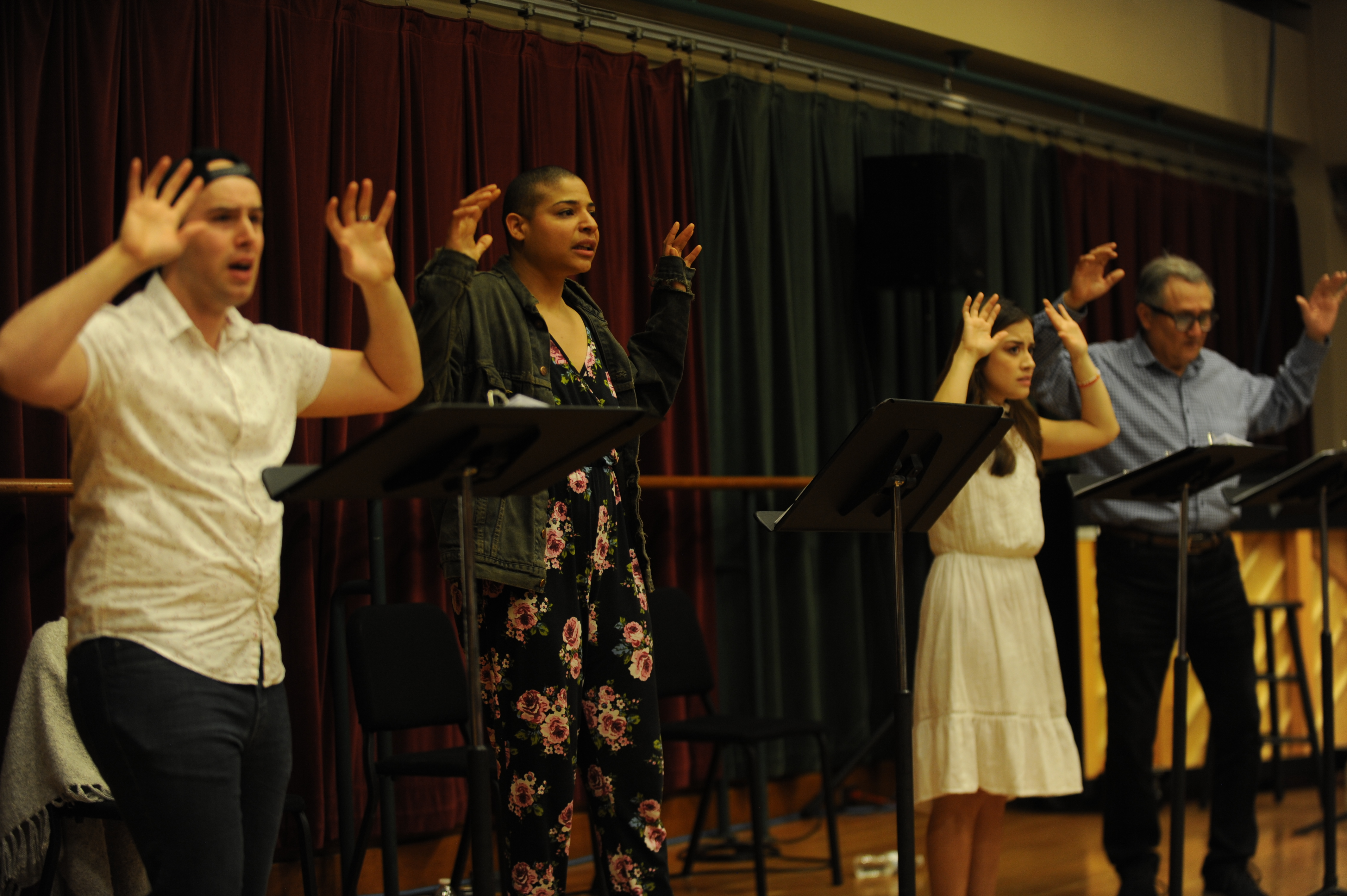 Victor M. Aponte, Kelsey Robinson, Gabriela Moscoso & Ricardo Gurierrez | Photo: Matt Polk